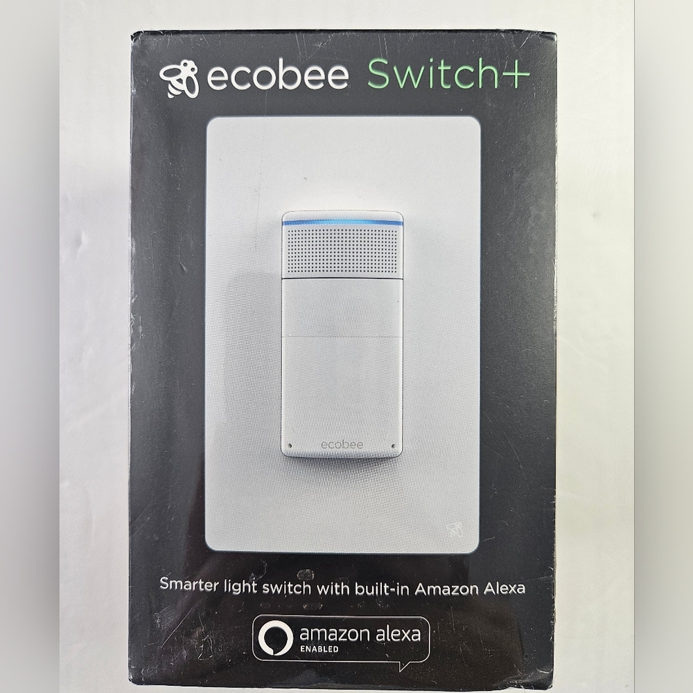 NEW Ecobee Smart Light Switch + EB-SMSWV-01 with Built-In Alexa